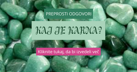 Kaj je karma?