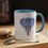 Thumbnail: Modern Folk Art Elephant Coffee Mug