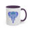 Thumbnail: Modern Folk Art Elephant Coffee Mug