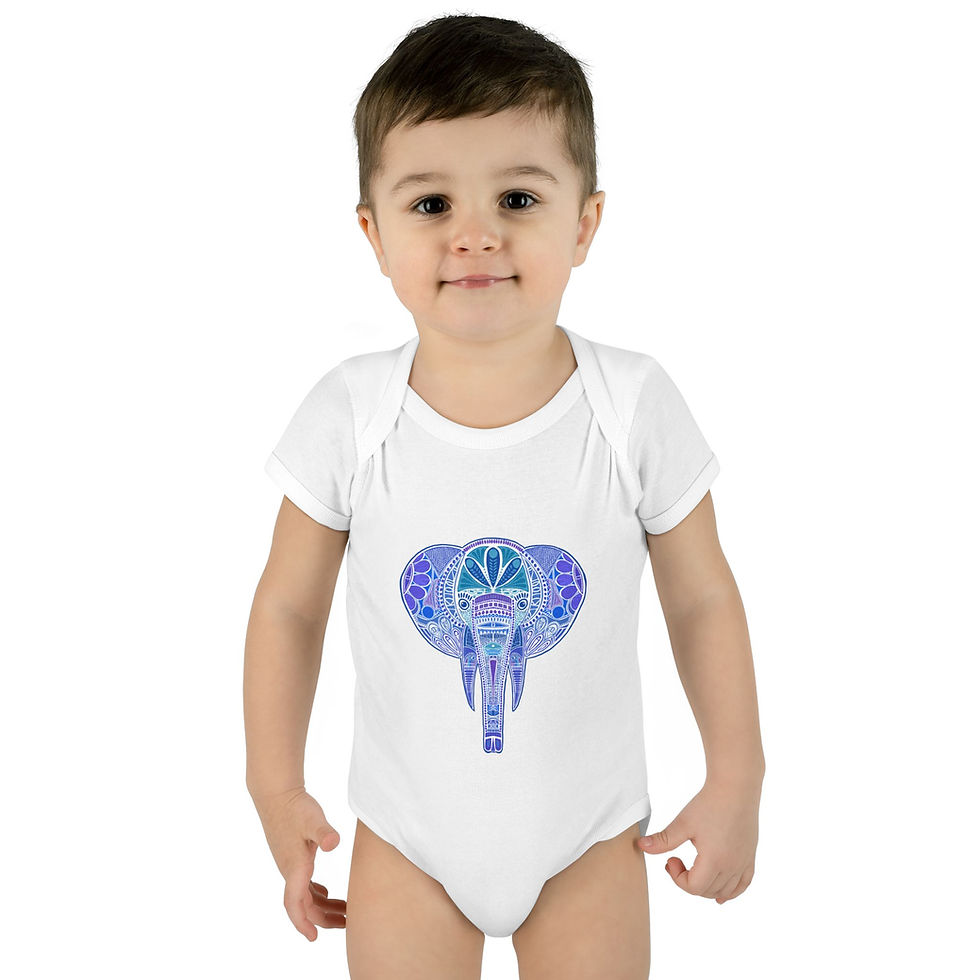Thumbnail: Elephant Mandala Bodysuit