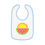 Thumbnail: Watermelon/Sandia Sunrise Baby Bib — Contrast Trim Jersey Bib