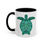 Thumbnail: Modern Folk Art Sea Turtle Coffee Mug