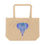 Thumbnail: Elephant Mandala Tote Bag — Large Eco Canvas Market or Beach Tote
