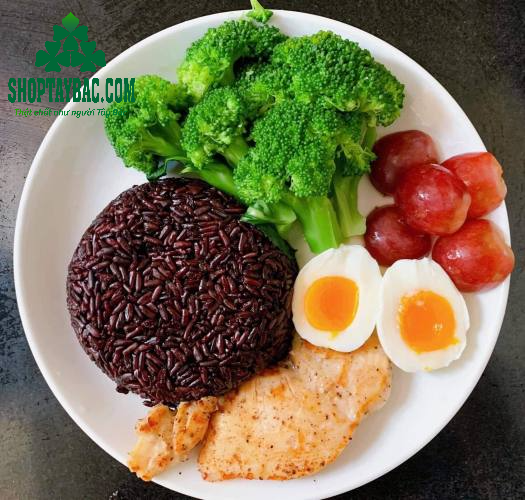 Hình thu nhỏ: Gạo lứt đen dẻo Điện Biên