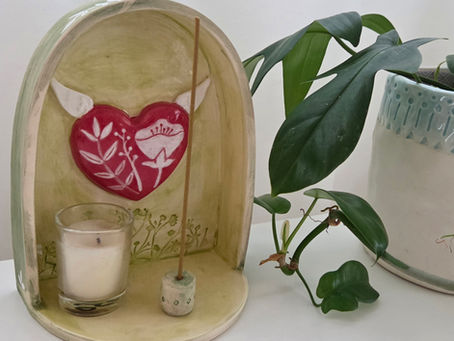 Altar dedicado al amor y la belleza que nos brinda la naturaleza.