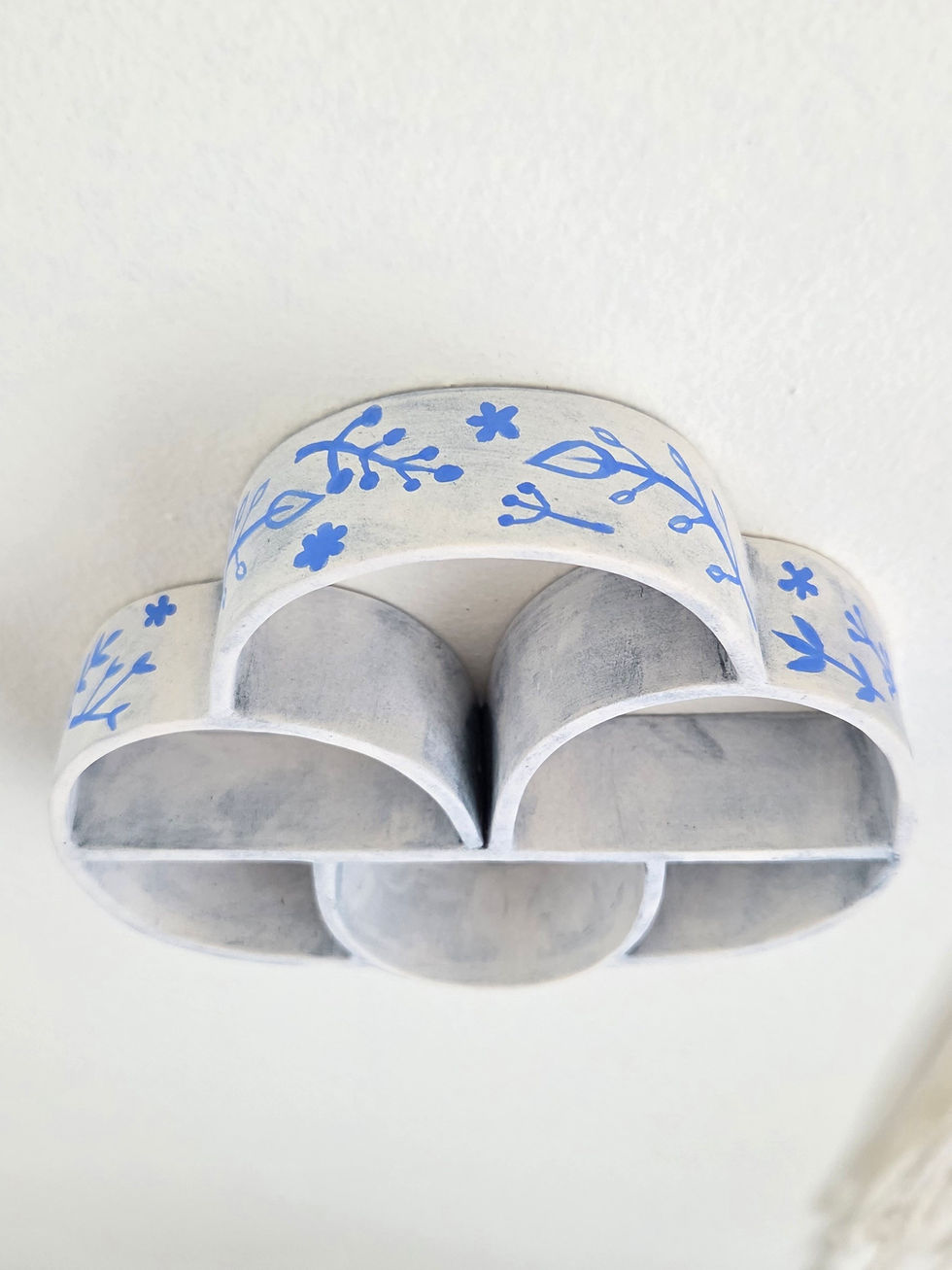 Miniatura: Curio para pared - "azul, azul"