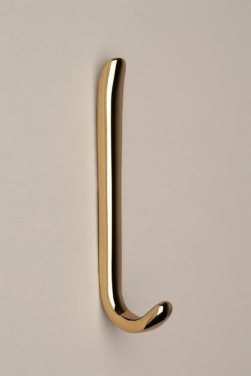 Thumbnail: Spaces Within Luis Wall Hook Polished Brass