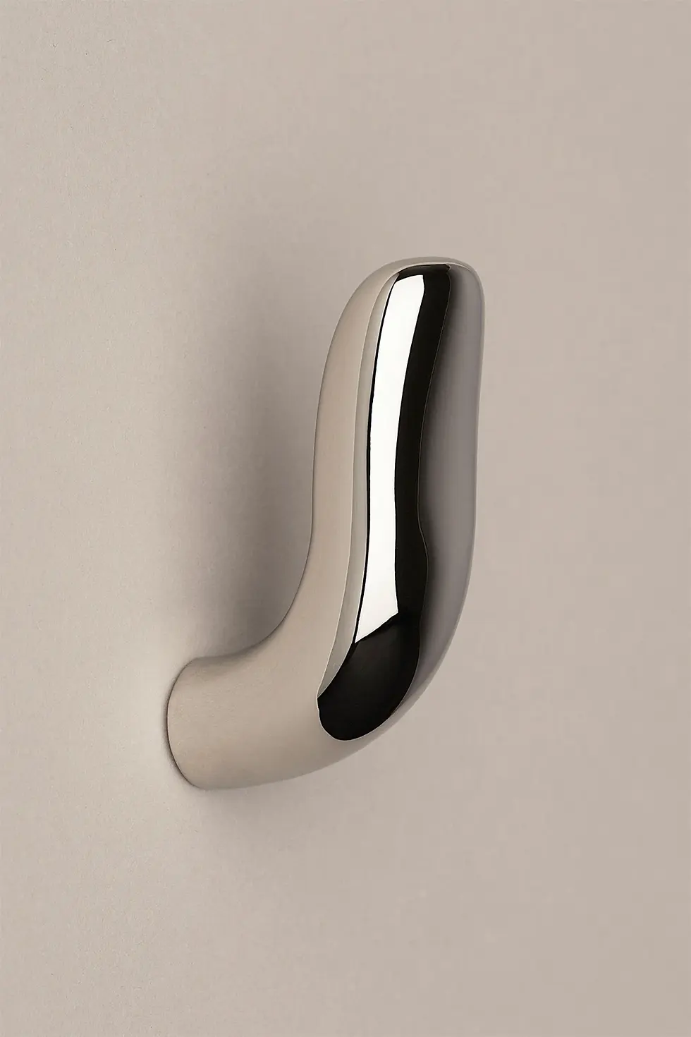 Thumbnail: Spaces Within Noor Wall Hook Polished Nickel