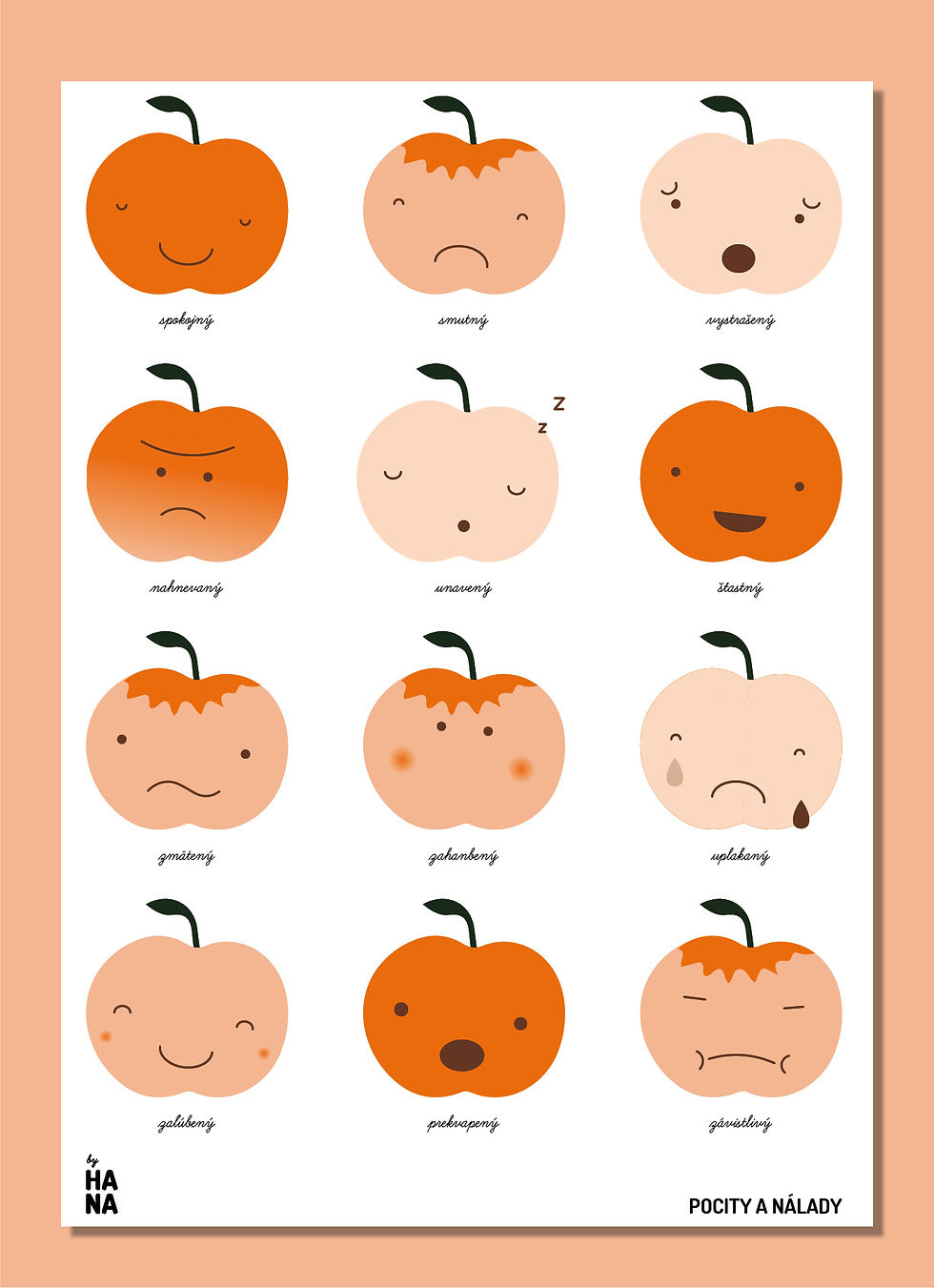 Thumbnail: Pocity a nálady poster / Emotions poster