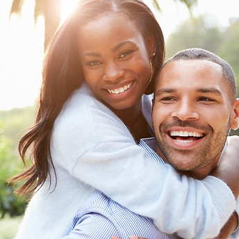 Happy Couple Outdoors