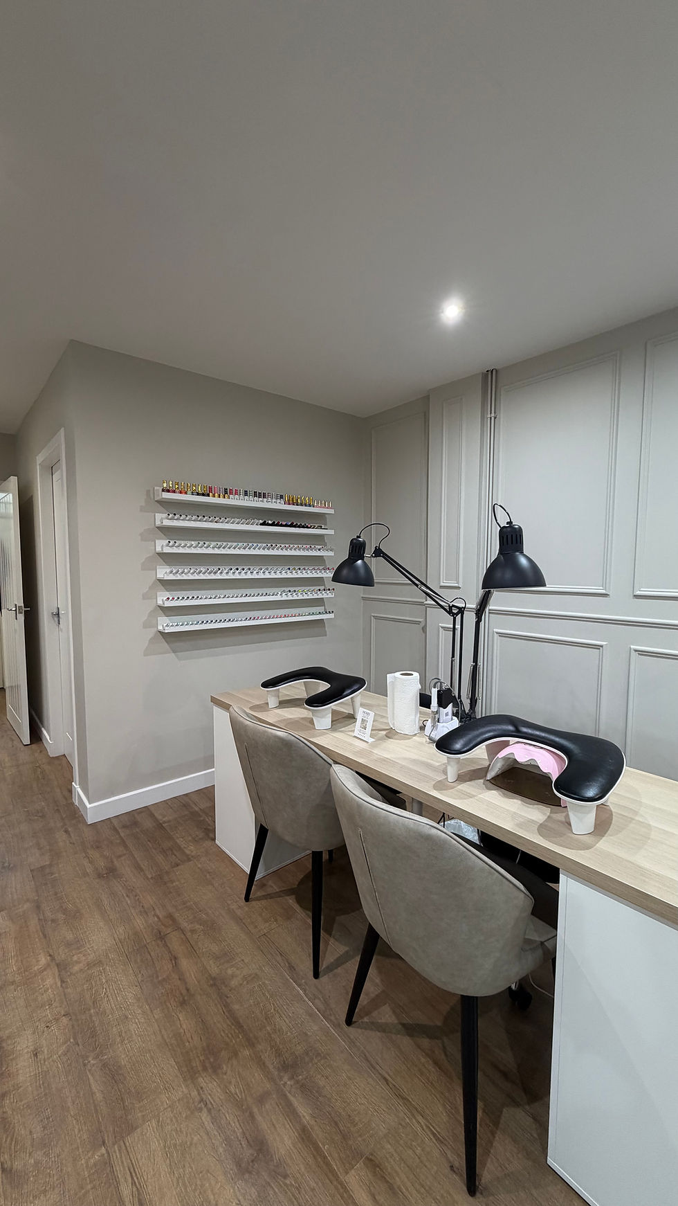 Modern beauty treatment room at Nickies Salon & Academy in Musselburgh