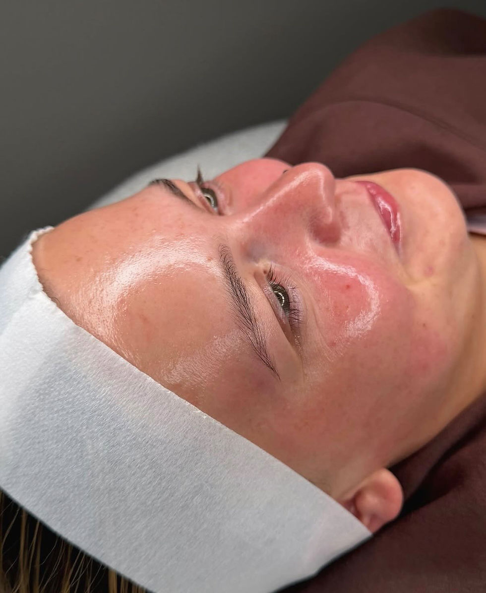 Close-up of professional beauty treatment at Nickies Salon & Academy
