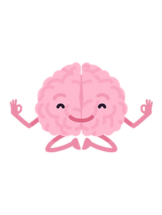 Cerebro meditando