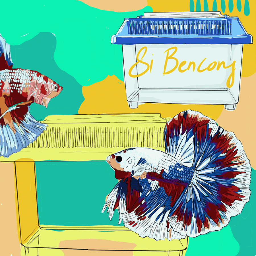 Bencong 2022 Animated digital NFT by Sukor Romat – visual meditation on time, memory, and technology