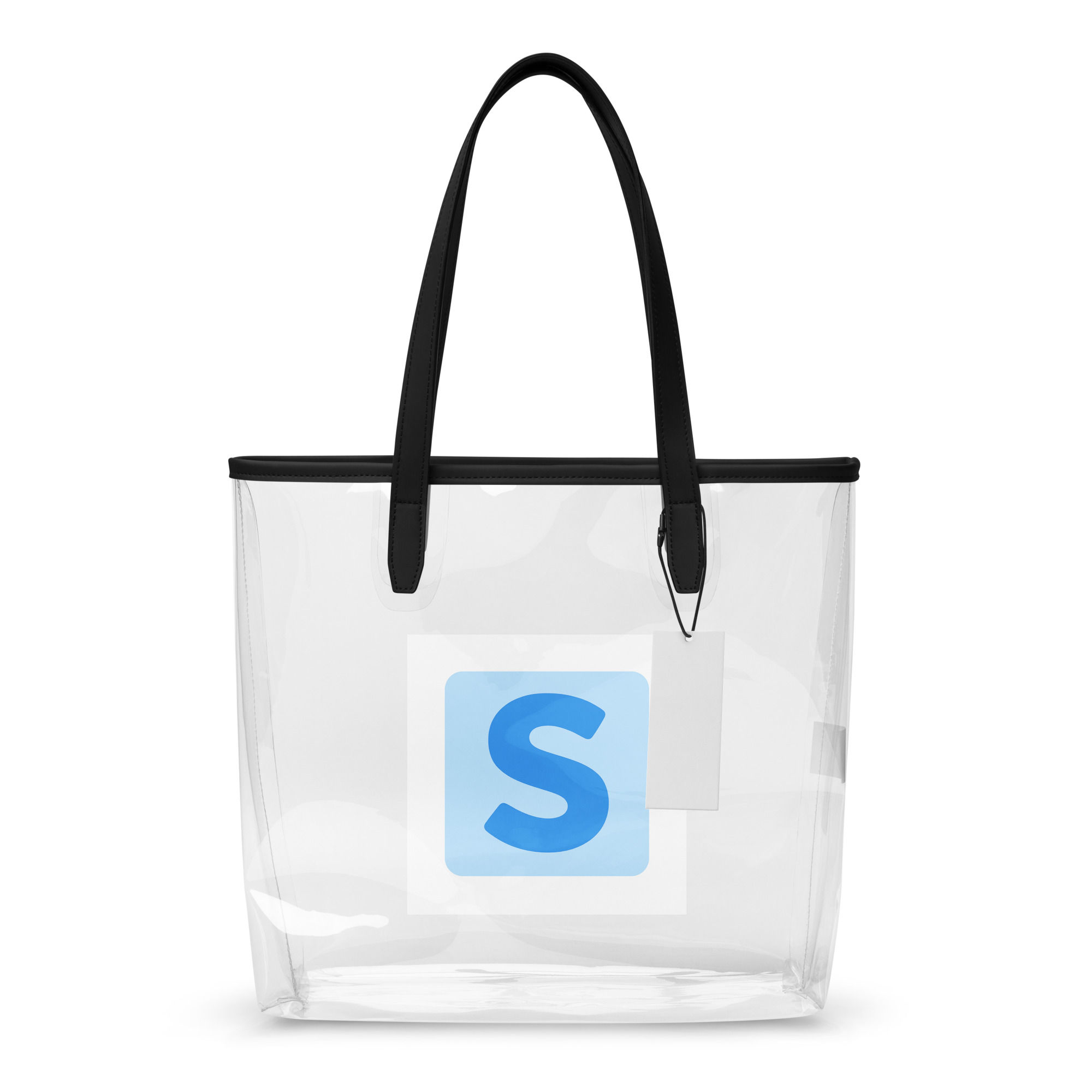 Clear tote bag