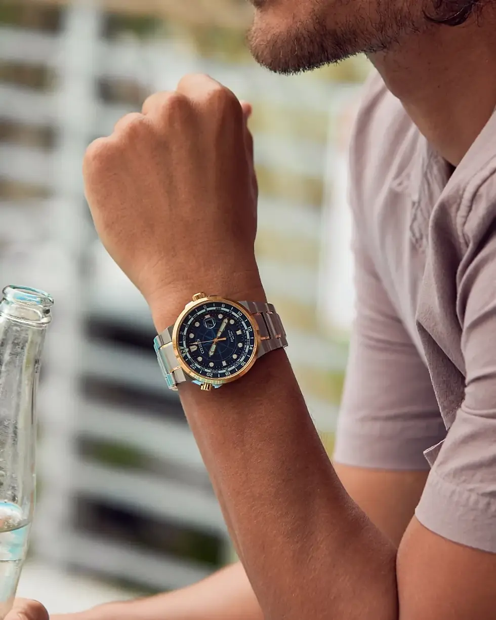 Thumbnail: Endeavor Blue Dial Stainless Steel Bracelet | BJ7144-52L