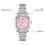 Thumbnail: Citizen Jolie - Ladies Eco-Drive EM0710-54Y Pink Face Steel Watch 30mm