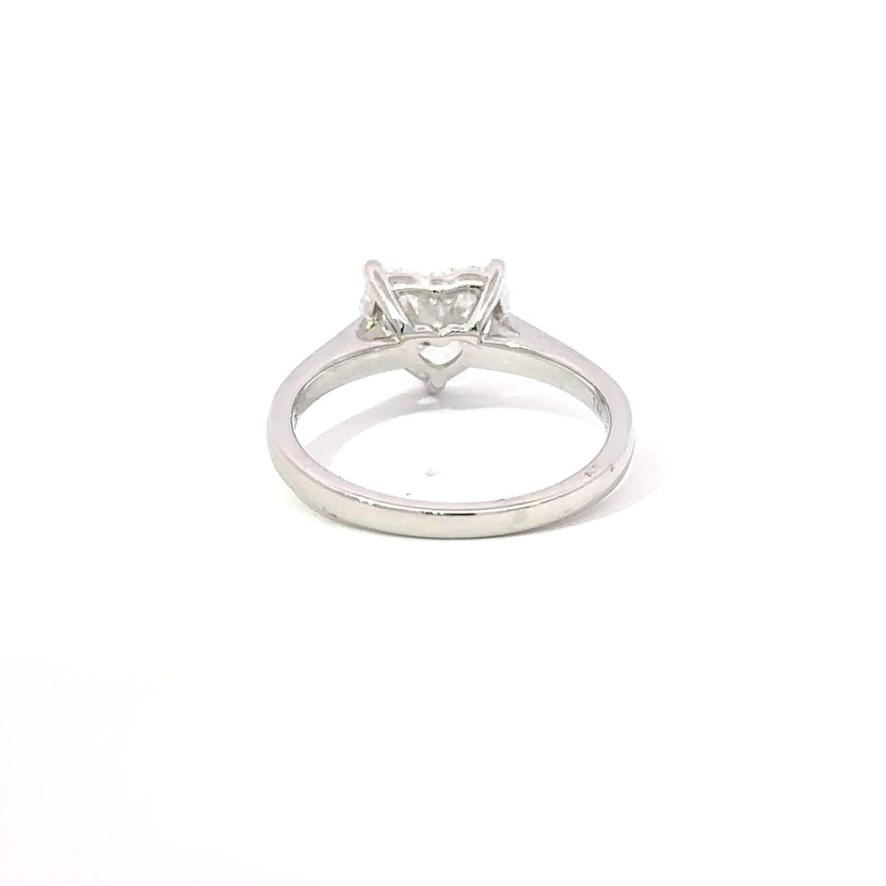 Thumbnail: 2.00 CT Heart Solitaire 14K Engagement Ring