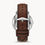Thumbnail: Fossil The Minimalist Solar-Powered Dark Green Eco Leather Men's Watch
