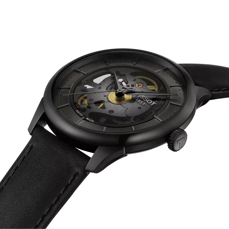 Thumbnail: Tissot Chemin Des Tourelles Skeleton 39mm | T139.836.36.441.00