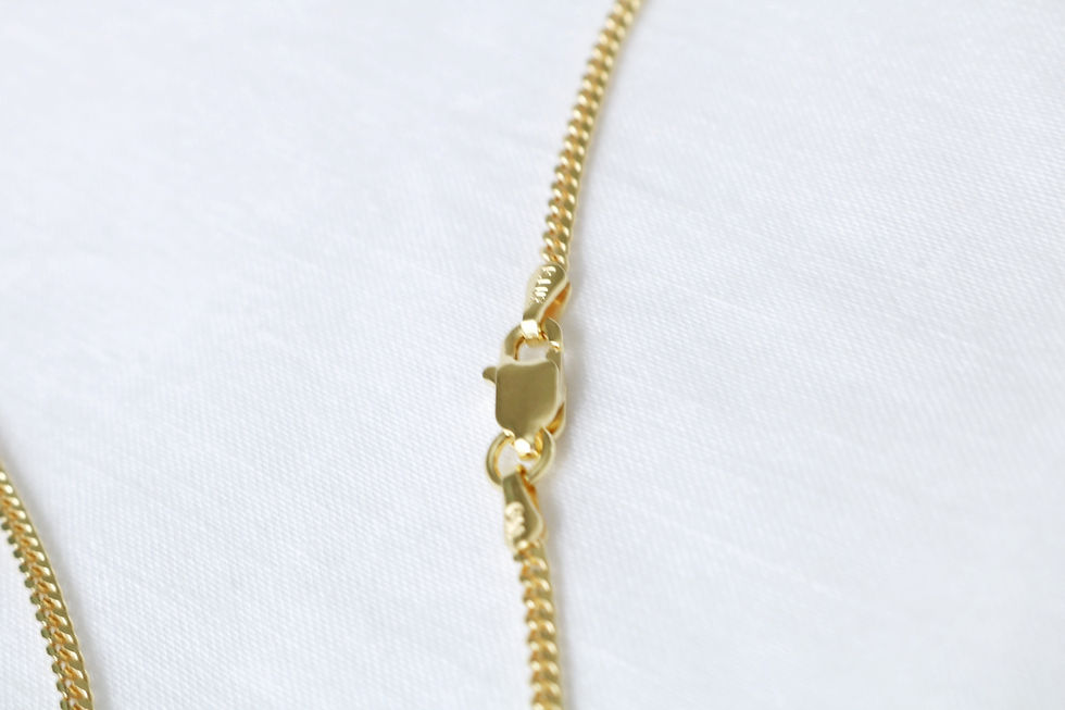 Thumbnail: Negative Space Cut-Out Cross with Miami Cuban Chain