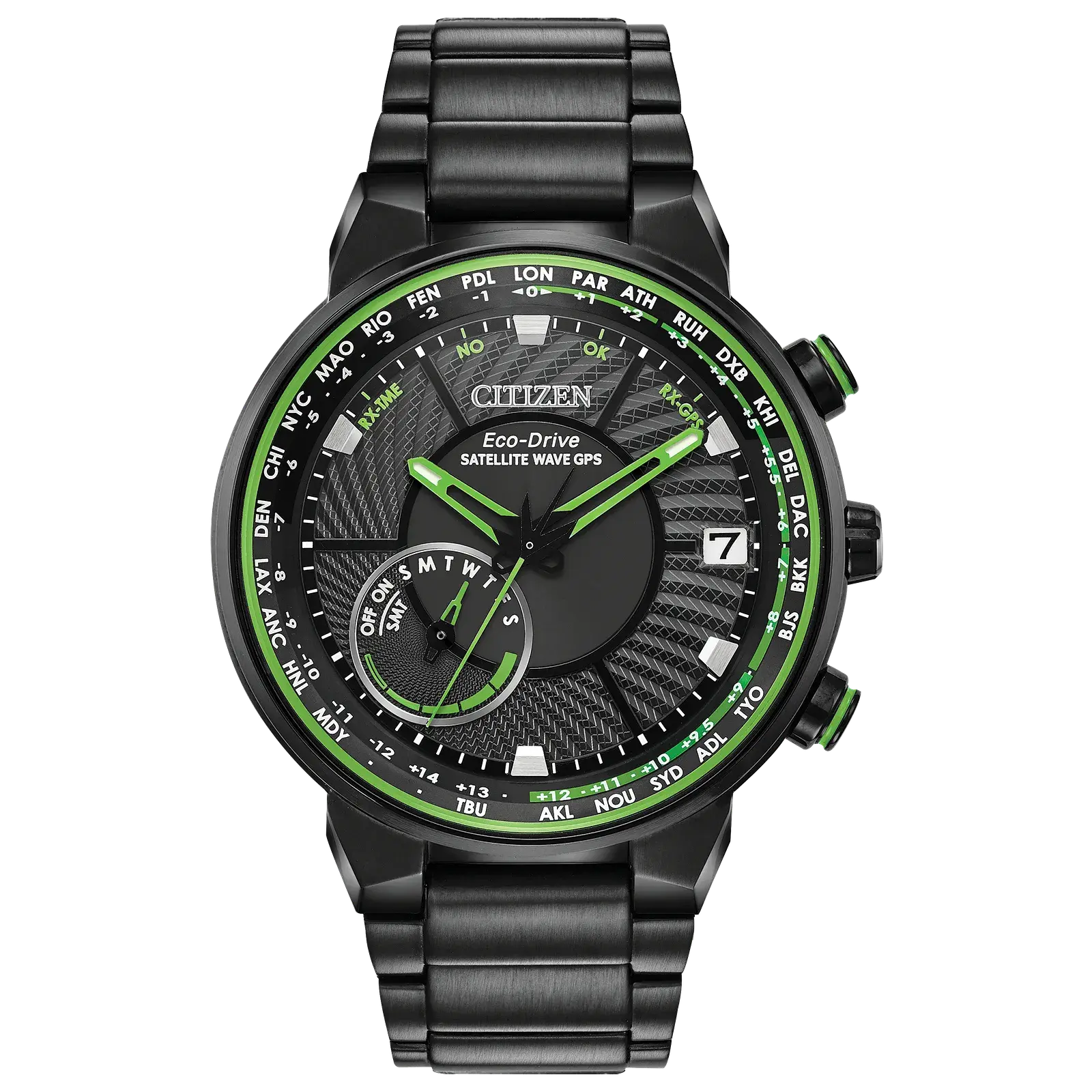 Citizen Satellite Wave GPS Freedom Eco-Drive Watch CC3035-50E