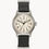 Thumbnail: Bulova Hack Watch Black Leather Strap Men's Watch