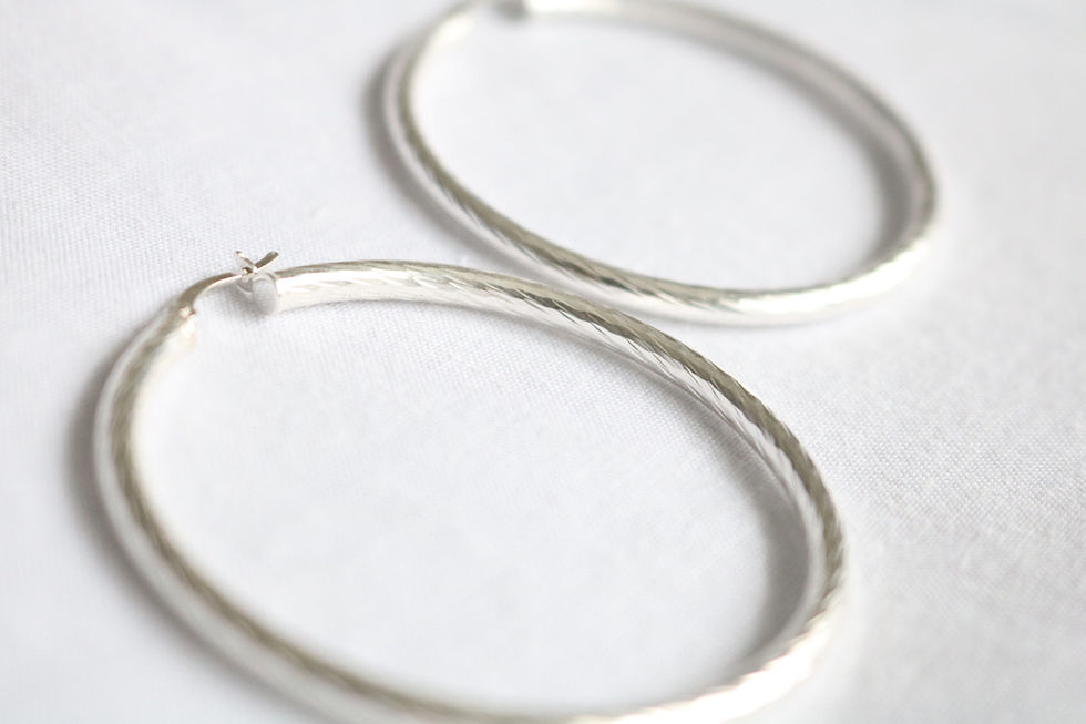 Thumbnail: 5cm Twisted Hoops