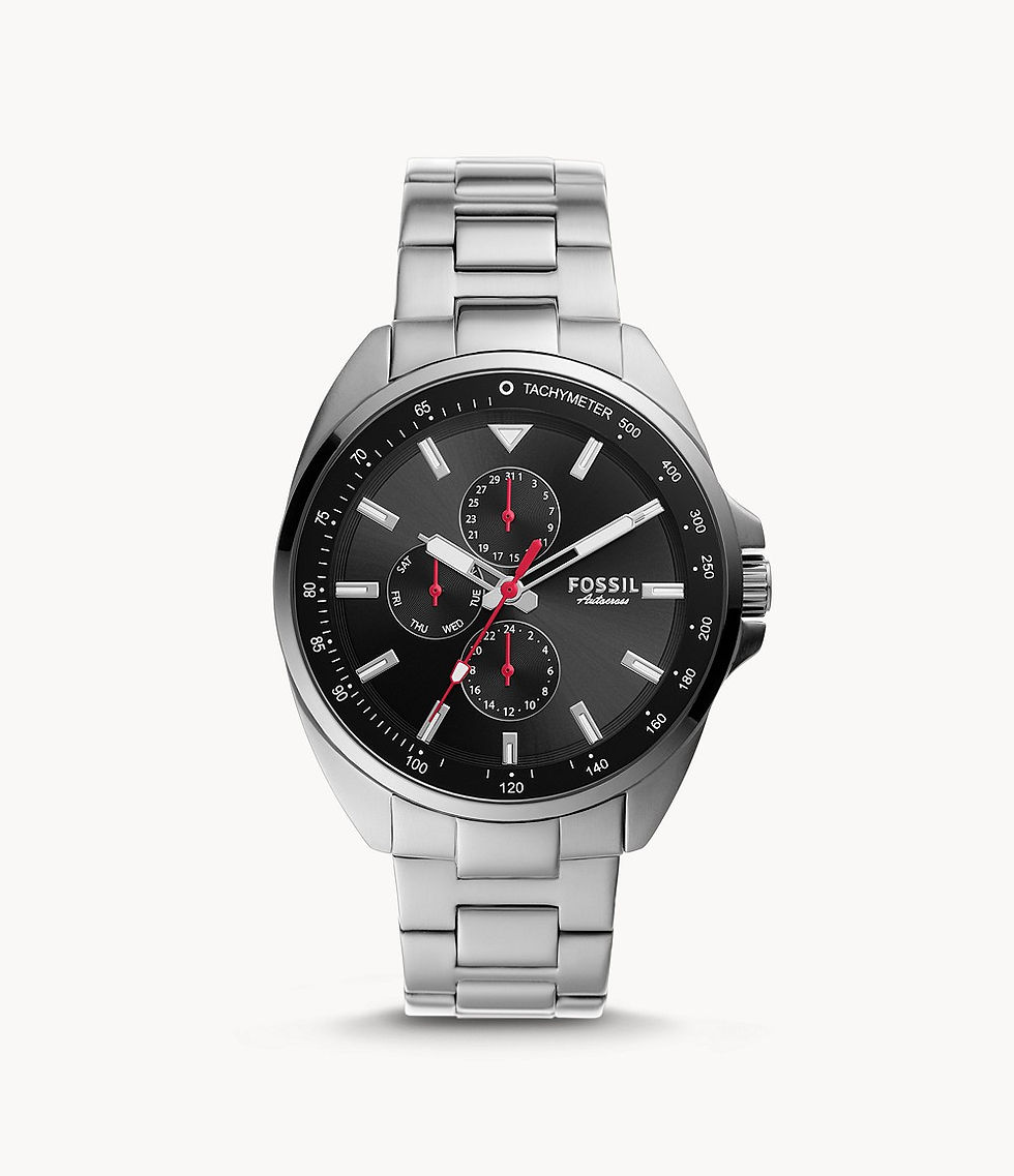 Fossil Autocross Multifunction Stainless Steel Men's Watch