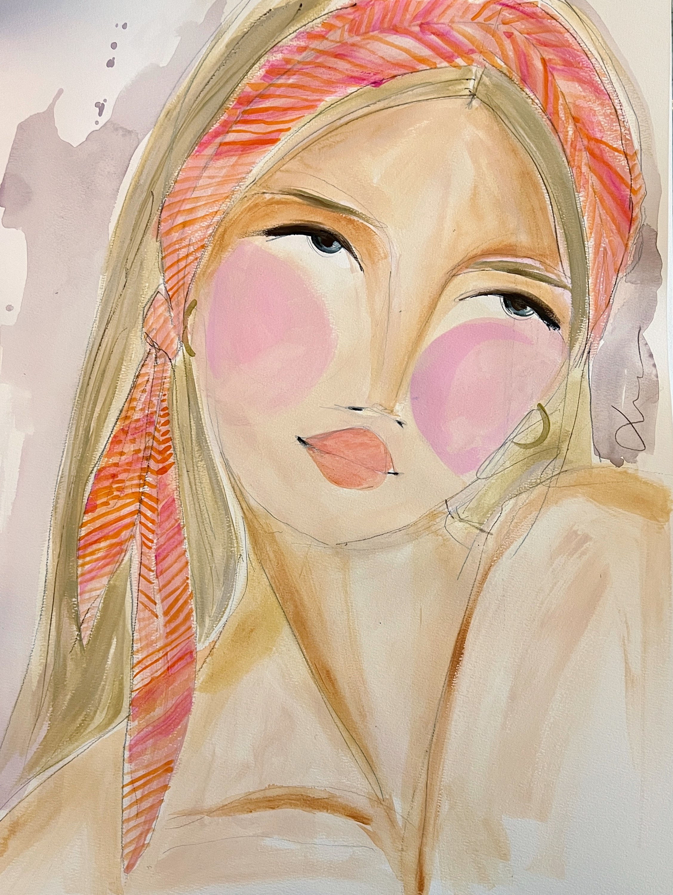 "It's Pucci!"18x24" sketch on paper