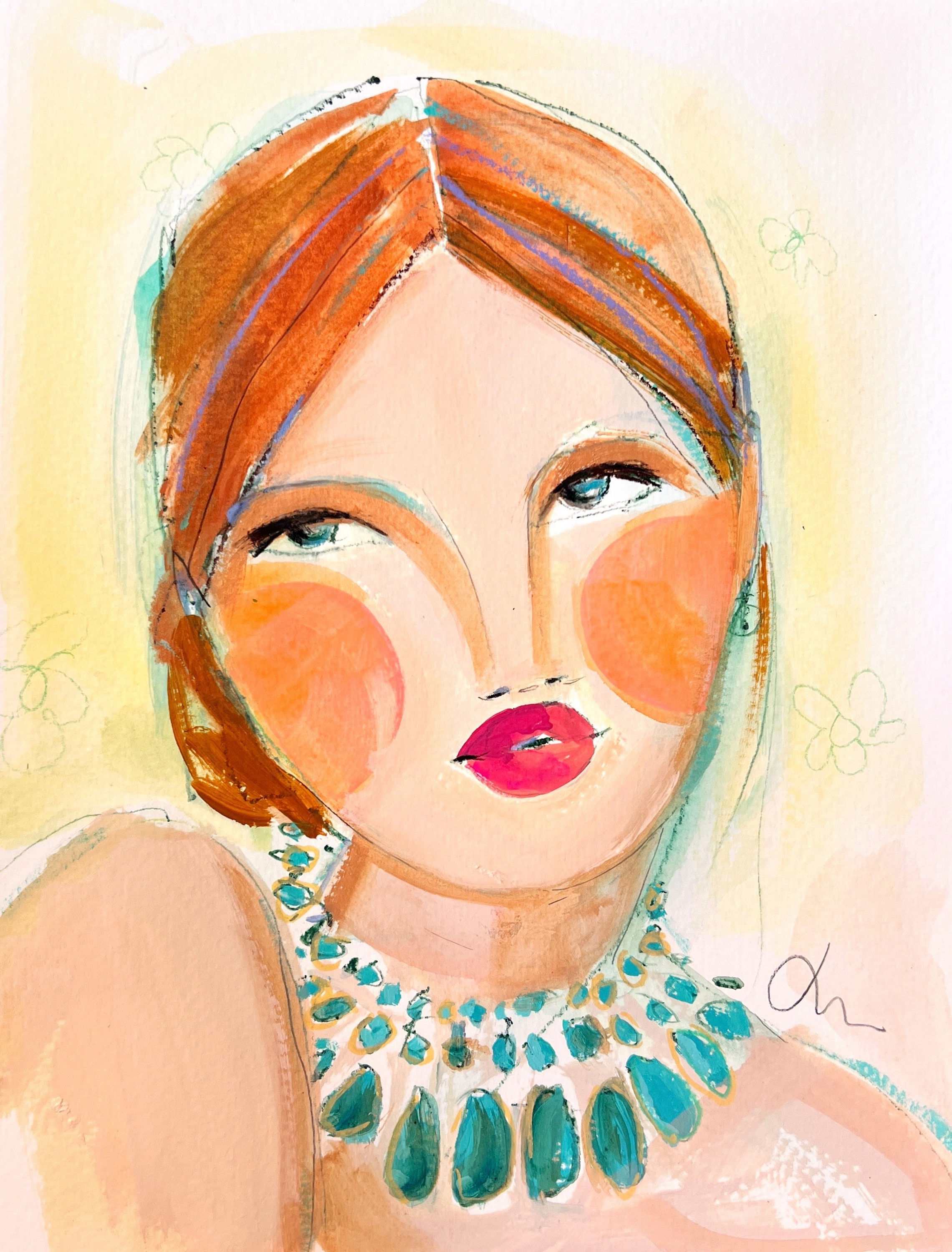 "Gala-Go-Getter" 9x12" Original on Paper 