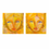 Thumbnail: Yellow Groovy Girls | Set of 12x12" canvases 