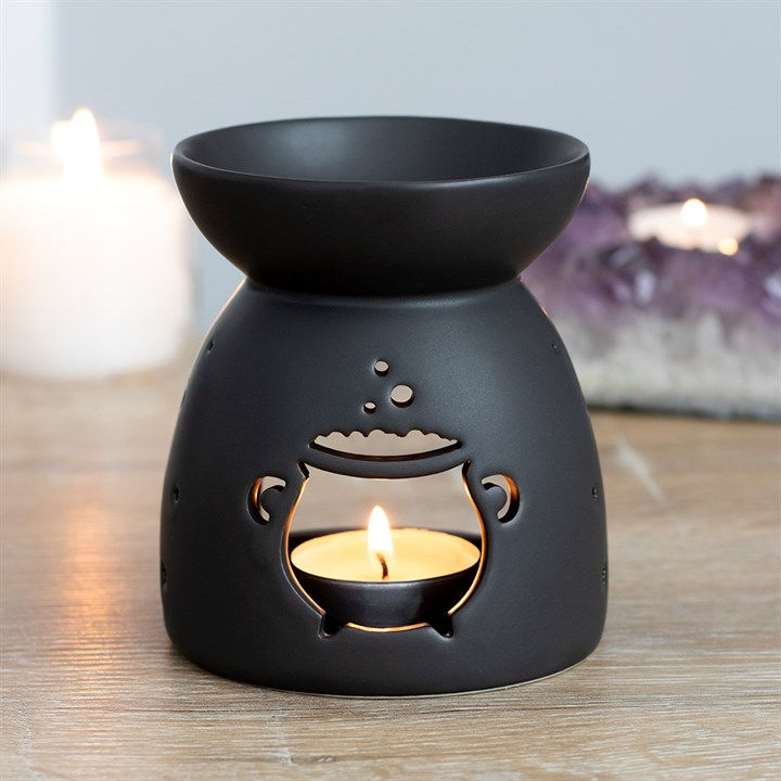 Thumbnail: Black Cauldron Cut Out Oil Burner