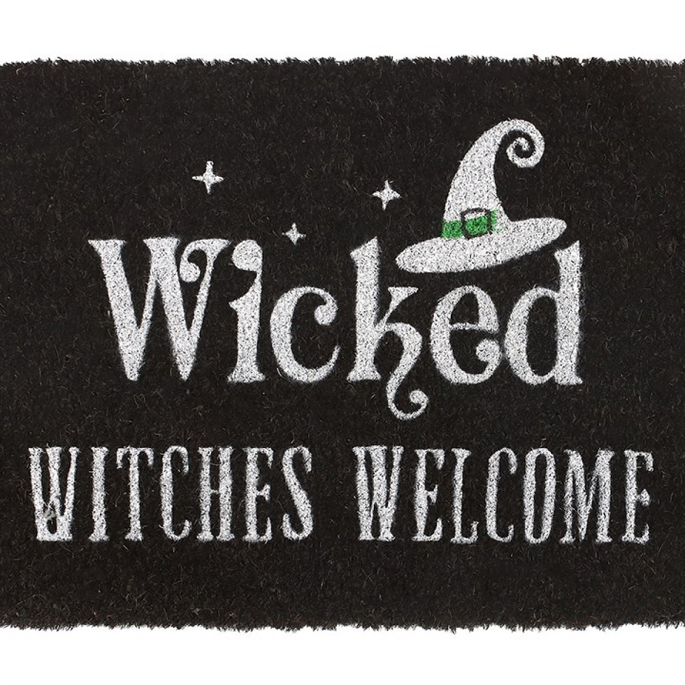 Thumbnail: Black Wicked Witches Welcome Doormat