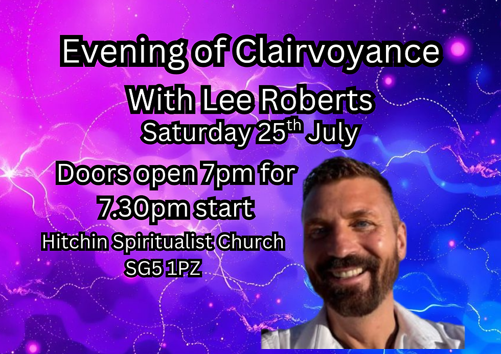 Lee Roberts Evening of Clairvoyance