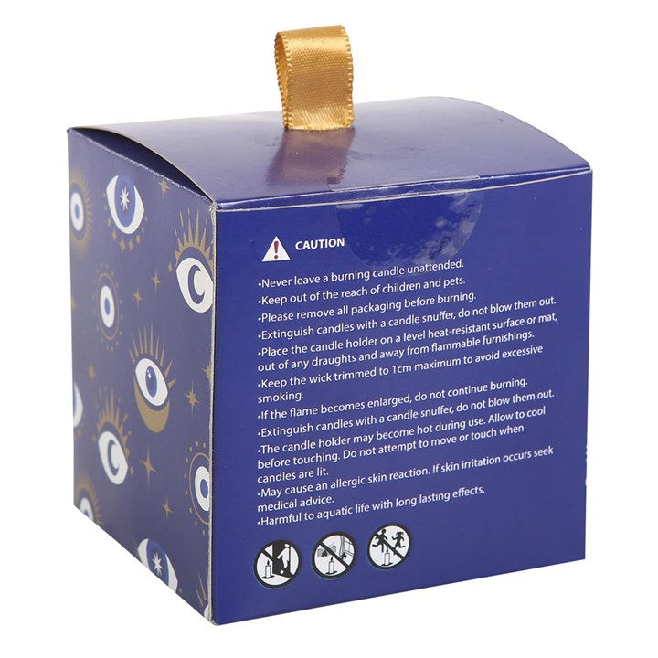 Thumbnail: All Seeing Eye White Sage Crystal Chip Protection Candle