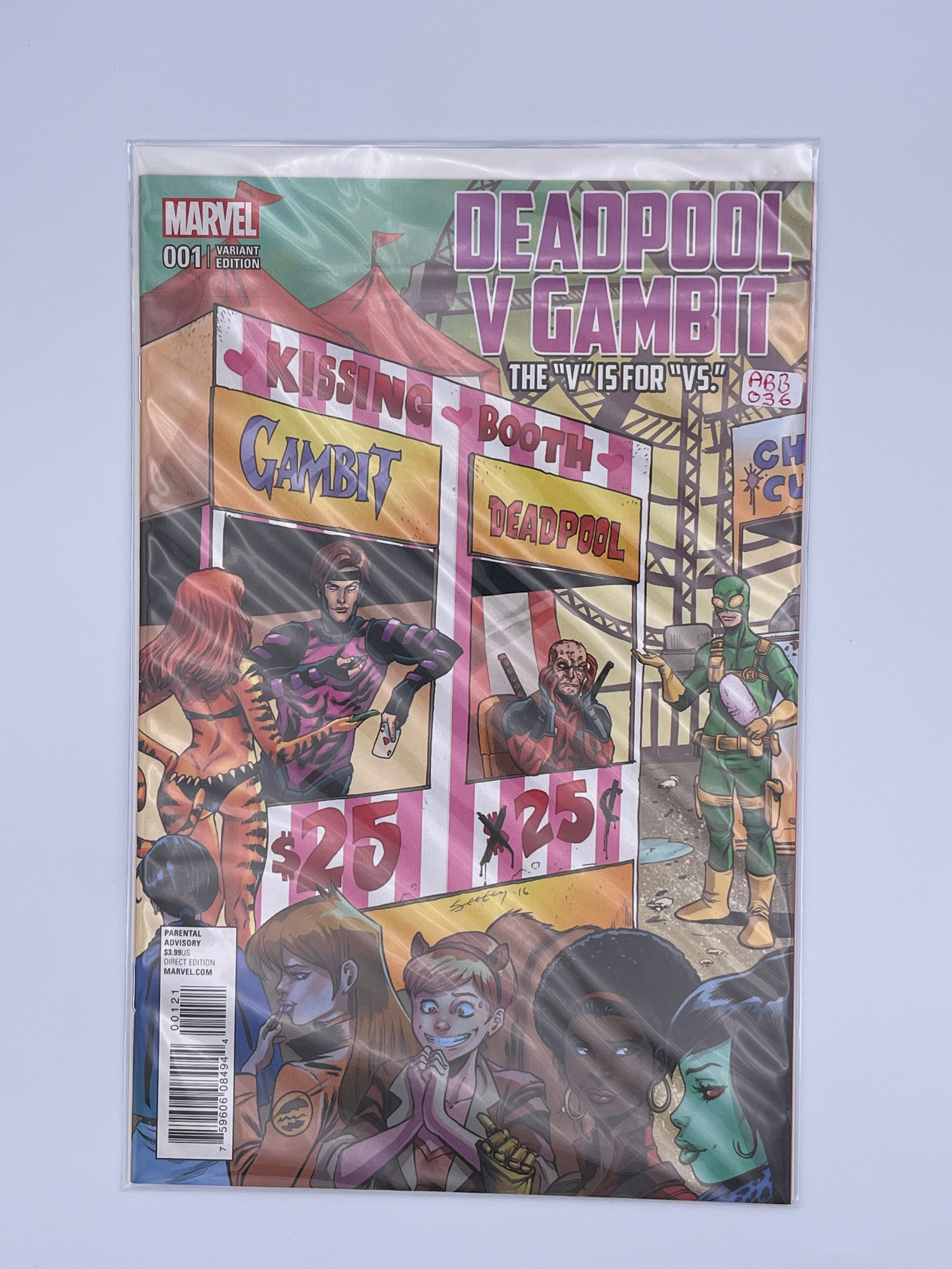 DEADPOOL V GAMBIT THE V IS FOR VS VARIANT