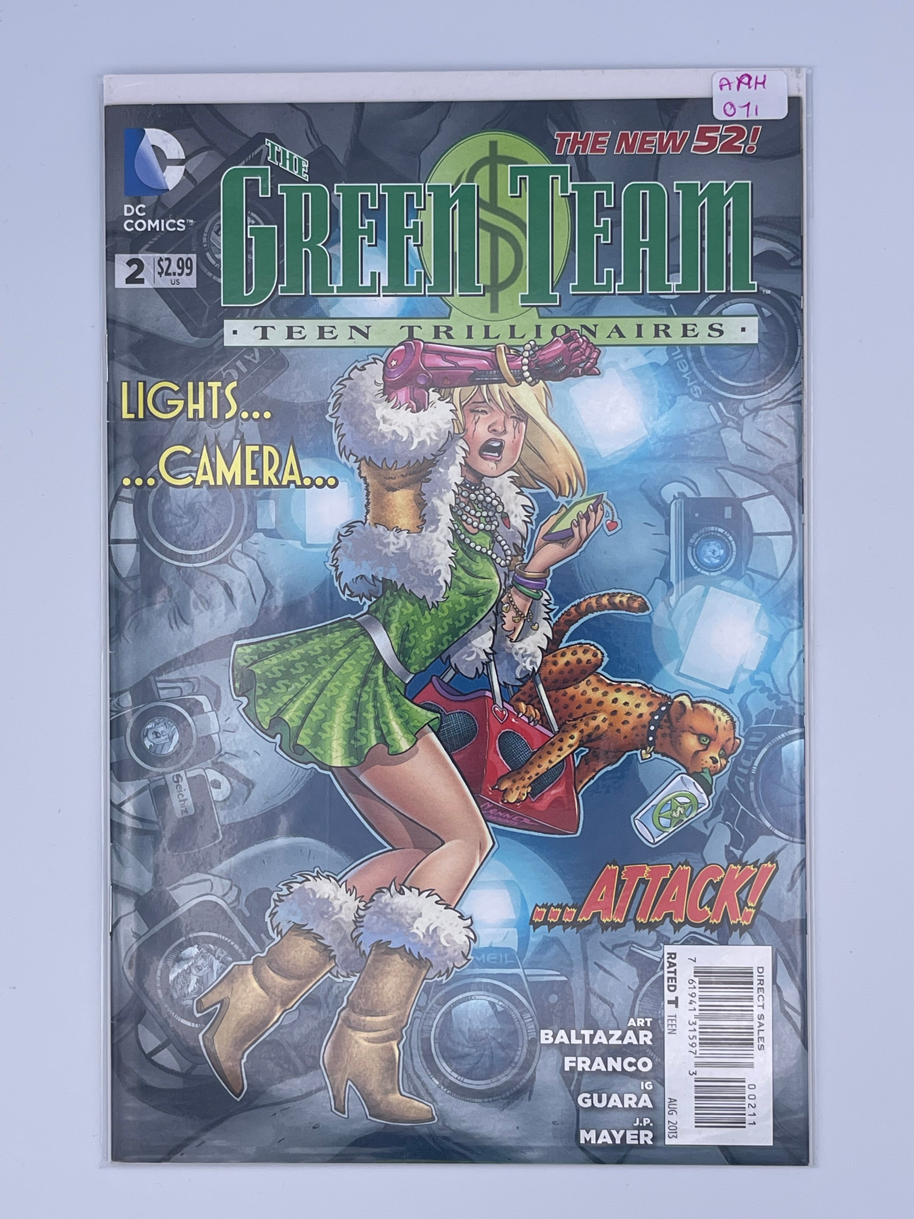 THE NEW 52 THE GREEN TEAM TEEN TRILLIONAIRES