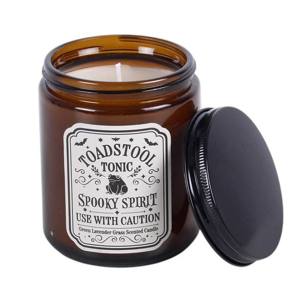 Thumbnail: Toadstool Tonic Lavender Grass Candle