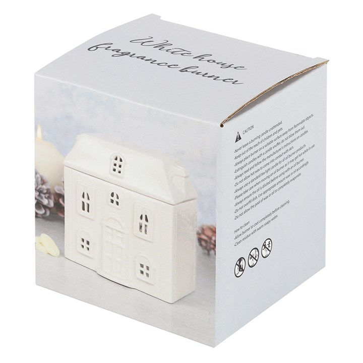 Thumbnail: White Ceramic House Oil Burner