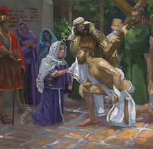 Station 6: Veronica Wipes the Face of Jesus