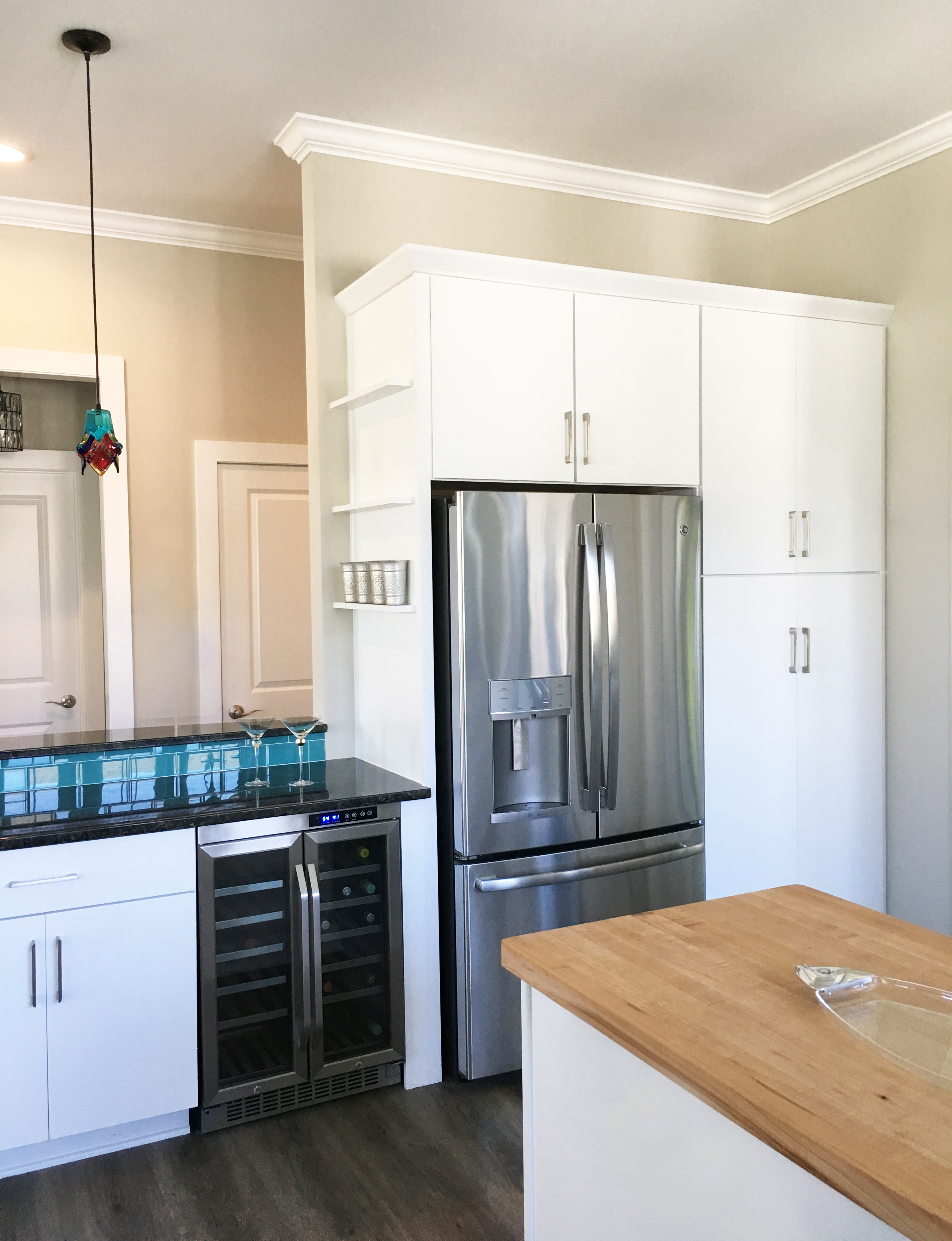 Bold and colorful kitchen design