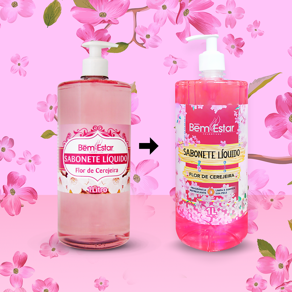 Miniatura: SABONETE LÍQUIDO FLOR DE CEREJEIRA COM VÁLVULA 1L