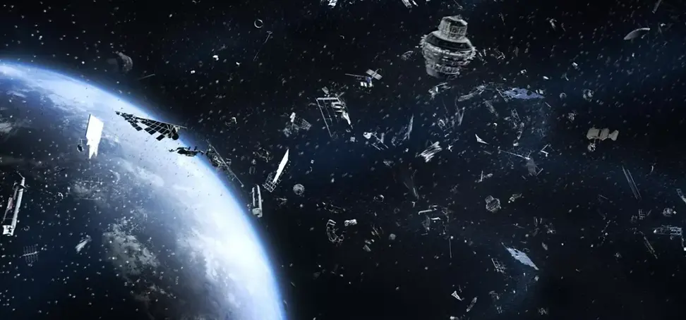 O aumento exponencial de lixo espacial pode resultar em uma catástrofe na órbita terrestre.