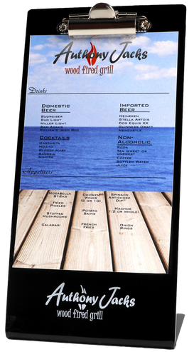 Custom Acrylic Clipboard Stand