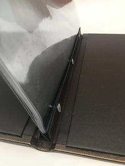 Custom Carmel style insert menu cover