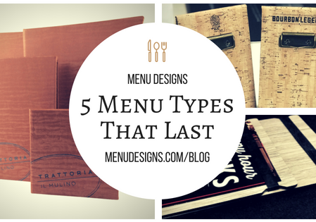 5 Menu Types That Last