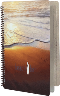 Resort pool waterproof menus