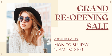 Clothing Store Banners