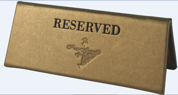 Reserved Sign